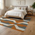 thumbnail image 3 of ODIKA 6'x9' Washable Area Rug Non-Slip, Easy Care, Scandinavian Minimalist Asymmetrical Motif Transitional Style for Family Room, Living Room, Master Bedroom, 3 of 7