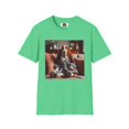 thumbnail image 5 of Basset Hounds "Chillin in a Robe" Unisex Softstyle T-Shirt, 5 of 10