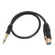 thumbnail image 2 of Cable XLR Hembra A Mono Macho De 6,35 Mm, Duradero, Flexible, 50 Cm De Longitud, Cable De Micrófono Mono Jack De 6,35 Mm, Multiusos Para Amplificadores, 2 of 7