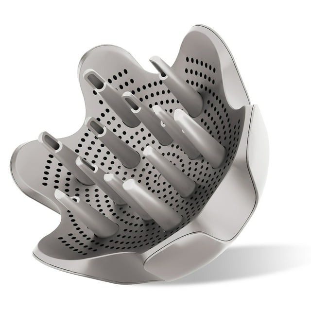 AFDD Curl-Defining Diffuser Attachment for Shark FlexStyle HD400 Series hair stylers, featuring adjustable prongs for versatile styling and a deep bowl design for faster drying. The flower-shaped airflow system reduces frizz, enhances curl definition, and lifts roots for curly and coily hair. Compatible with Shark FlexStyle HD400 Series hair dryers.