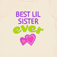 thumbnail image 4 of Inktastic Best Lil Sister Ever Girls Baby T-Shirt, 4 of 5