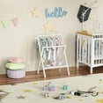 thumbnail image 5 of Baby Clothing Rack for Baby Shower Pets Dolls, Baby Clothes Rack with Storage Shelf & Double Rods, Toddler Clothes Rack, Mini Closet Baby Shower Rack (White), 5 of 9