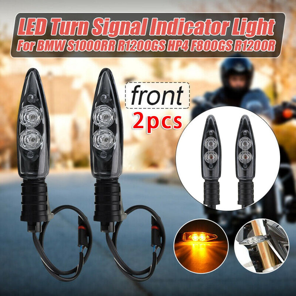2x Front Rear Turn Signal Indicator LED Light For BMW S1000RR R1200GS F800GS R 