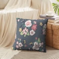 thumbnail image 3 of LALILO Throw Pillow Covers Colorful Floral Flower Green Cute Beauty Cushion Cover 18" x 18", 2 Pack, 3 of 6