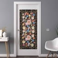 thumbnail image 2 of Boho Pink Flower Window Privacy Film, Spring Watercolor Country Floral Plant Static Cling UV Sun Blocking Tint Film Heat Control Windows Films for Bedroom Bathroom, Window Stickers 35.4"x78.7", 2 of 7