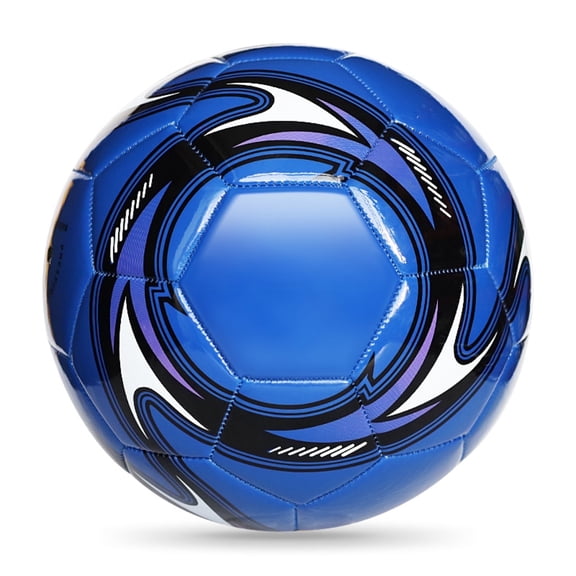 Size 5 Soccer Ball, Official Training Soccer Ball for Youth & Adults, Professional Competition Soccer Ball for Indoor & Outdoor Practice, Blue