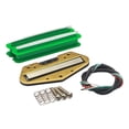 thumbnail image 3 of Bunblic Mini Humbucker Pickup,Double Coil Compact Easy to Install Replacement Accs Sturdy Lightweight Double Rail for Electric Guitar green, 3 of 8
