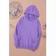thumbnail image 1 of ABPHQTO Sudadera con capucha suelta con bolsillo de canguro morado para mujer, 1 of 5