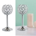 thumbnail image 3 of Candelero de Mosaico Colco Candelieres de Cristal 19cm Plata, 3 of 8