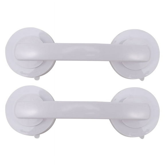 2X Vacuum Sucker Suction Cup Handrail Bathroom Super Grip Grab Bar Handle for Glass Door Bathroom Elder