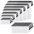 thumbnail image 1 of 18Pcs Mesh Zipper Pouch Document Bag, 8 Assorted Size, Waterproof Plastic Zip File Folders, Multipurpose for Office,Home, 1 of 5