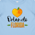 thumbnail image 4 of Inktastic Orlando Florida Orange in Heart Boys or Girls Baby T-Shirt, 4 of 5