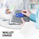 thumbnail image 2 of 2 pcs Plastic Wallet Insert Credit Card Holder Reusable Card Holder Plastic Credit Card Holders, 2 of 2