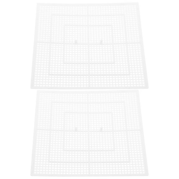 2 Pcs Filter Cover Strainer Sink Mesh Cover Shower Drain Hair Catcher Floor Filter Bathtub Drain Protectors