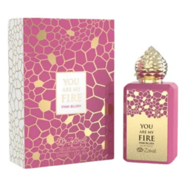 Perfume Unisex Zakat You Are My Fire Pink Blush 100ml EDP