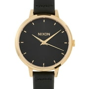 Nixon Medium Kensignton Leather 32mm Gold/Black Stainless Steel Watch A1261-513