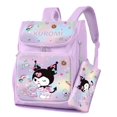 thumbnail image 1 of Sanrio-mochila escolar de Hello Kitty para estudiantes, bolso de mano de la serie Kuromi My Melody, de dibujos animados, con estuche para lápices, 1 of 3