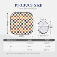 thumbnail image 3 of Balery Floral Checkerboard Parasol para parabrisas de coche de 2 piezas | Parasol plegable para parabrisas delantero de coche para la mayoría de sedanes-Large, 3 of 6