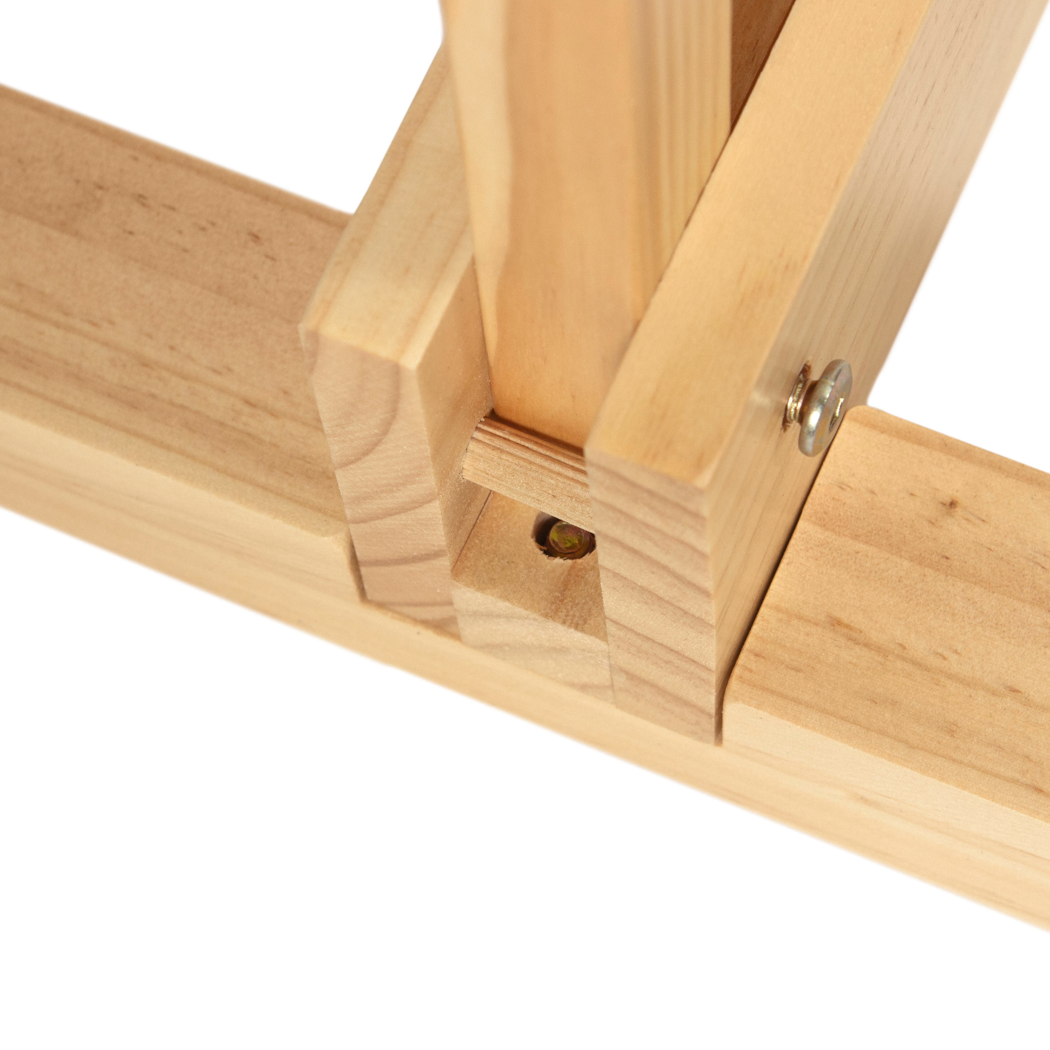 Room Divider Stand Natural 4 Panel