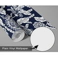 thumbnail image 6 of S4Sassy Vintage Botanical Wallpaper - Blue Wall Covering, 25" X 60" Self-Adhesive Vinyl Walls Paper, Wall Wrap, Easy Diy Walls Covering For Farmhouse Bedroom, Living Room, Cabinets, Living Spaces, 6 of 9