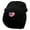 Black, variant on Malaysia Embroidered 8 Inch Short Beanie - Black OSFM