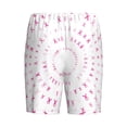 thumbnail image 2 of Lsque Breast Cancer Awareness (4) Mens Sleep Pajama Shorts,Short Pajama Pants, Cotton Ultra-Soft Knit-4X-Large, 2 of 9