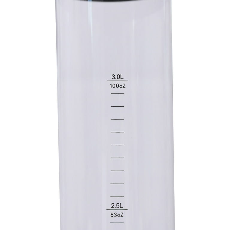 3L/100oZ Beer Tower Dispenser with Stainless Steel Tap and