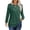 Blackish Green, variant on Blouses for Women Pleated Long Sleeve Shirts Casual Crew Neck Tunic Tops