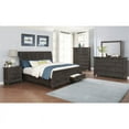 thumbnail image 2 of Atascadero 5-piece Eastern King Storage Bedroom Set Weathered Carbon, 2 of 7