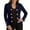 Navy, variant on Kaondbfi Women's Cardigan, Solid Color Fashion Cuffs Button Double Button Cardigan Top Winter Coat for Women