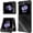 Black, variant on Compatible for Samsung Galaxy Z Flip 5 Case, Galaxy Z Flip 5 Clear Phone Case Cover with Four Corners Airbag Fall Prevention, Slim Thin Shockproof Protective Cases for Samsung Z Flip 5 (Silver)