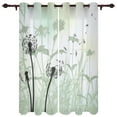 thumbnail image 2 of Bee Daisy Marble Wood Grain Large Curtains For Living Dining Modern Simple Curtains Finished Curtains For Dining Room Bedroom, 2 of 7