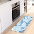 thumbnail image 3 of Bath Mat Soft Plush Non-Slip Absorbent Bathroom Rugs 39"x20" Dolphins in Sea, 3 of 8