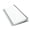 White/Polished Chrome, variant on Transolid Preston Flip-Up Fold-Down Wall-Mount ADA Compliant Padded Shower Seat, 34 in. W x 15 in. D, White and Brushed Stainless, PPS1534UP-01BS