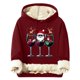thumbnail image 2 of Sudadera con capucha para hombre, informal, a la moda, con estampado navideño, de manga larga y bolsillo, de poliéster, 2 of 5