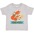 thumbnail image 3 of Inktastic Big Sis Woodland Fox Sister Girls Toddler T-Shirt, 3 of 5