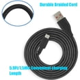 thumbnail image 3 of Cable de carga USB REEYEAR trenzado de 1.5 m para Alienware 610M, 3 of 5