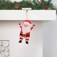 thumbnail image 4 of Fiudx Liquidación navideña Adorno colgante para árbol de Navidad, decoración de escena navideña, adorno colgante para puerta de Navidad, decoración para el día de Navidad, decoración colgante, 4 of 6