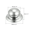 thumbnail image 2 of Perilla de Repuesto Tapa Olla Inoxidable 58x41x30mm Paquete de 4 Unique Bargains, 2 of 6