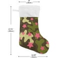 thumbnail image 2 of Coolnut 17.7 Inch Christmas Stockings, 2 PCS Trendy Fashion Camouflage Presonalized Large Stocking Sock for Family Holiday Xmas Party Decorations, 2 of 7