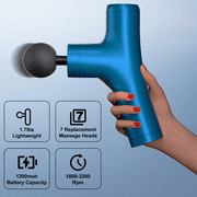 2025 Ultra-Quiet Muscle Percussion Massage Gun - 7 Heads Deep Tissue Relief w/32 Speeds & 6H Extended Battery