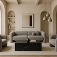 thumbnail image 2 of Meridian Furniture Piazza Black Concrete Indoor/Outdoor Coffee Table, 2 of 8