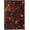 Floral 02, variant on Vintage Dark Floral Fleece Blanket,60x80in,Red Orange Peony and Autumn Garden Flower Black Throw Blankets,Soft Cozy Lightweight, Ideal for Bed Living Room Home Boho Decor,Women Gifts