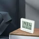 thumbnail image 3 of Reloj digital Fernando pantalla de temperatura fecha de semana LCD luz nocturna Blanco, 3 of 7