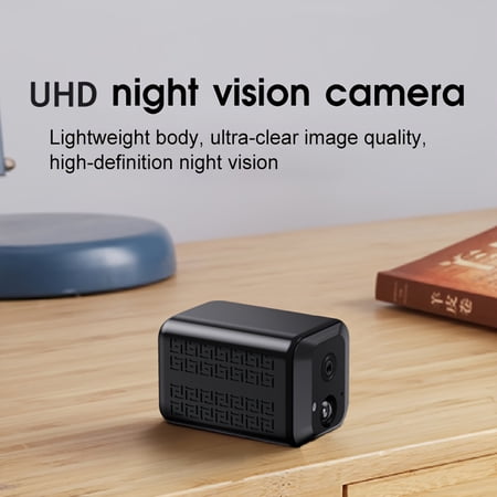 4K Smart Security Camera Wireless Small Motion Detection Night Vision Rechargeable Battery 360° Pan-Tilt 2.4GHz WiFi App Remote Cloud SD Card Storage
