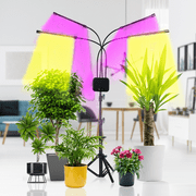 YEOLEH Grow Light for Indoor Plant with Stand,Full Spectrum Plant Grow Light 120LED,3 Modes 10 Levels Brightness with Timer