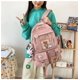 thumbnail image 3 of Mochilas de viaje de moda lindas para niñas Mochila escolar para estudiantes universitarios Mochila duradera Cool-Pink, 3 of 5