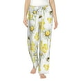 thumbnail image 2 of Kdxio Women's Comfy Stretch Sweet HoneyPrint Drawstring Pajama Pants-Medium, 2 of 9