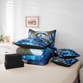 thumbnail image 6 of Homewish Animal Blue Dragon Boy 7pcs Bedding Comforter Set,Abstract Lightsaber Queen Bedding Sets Super Cozy,Magical Wildlife Queen Sheet Sets,Luxury Bedroom Decor,Reversible, 6 of 8