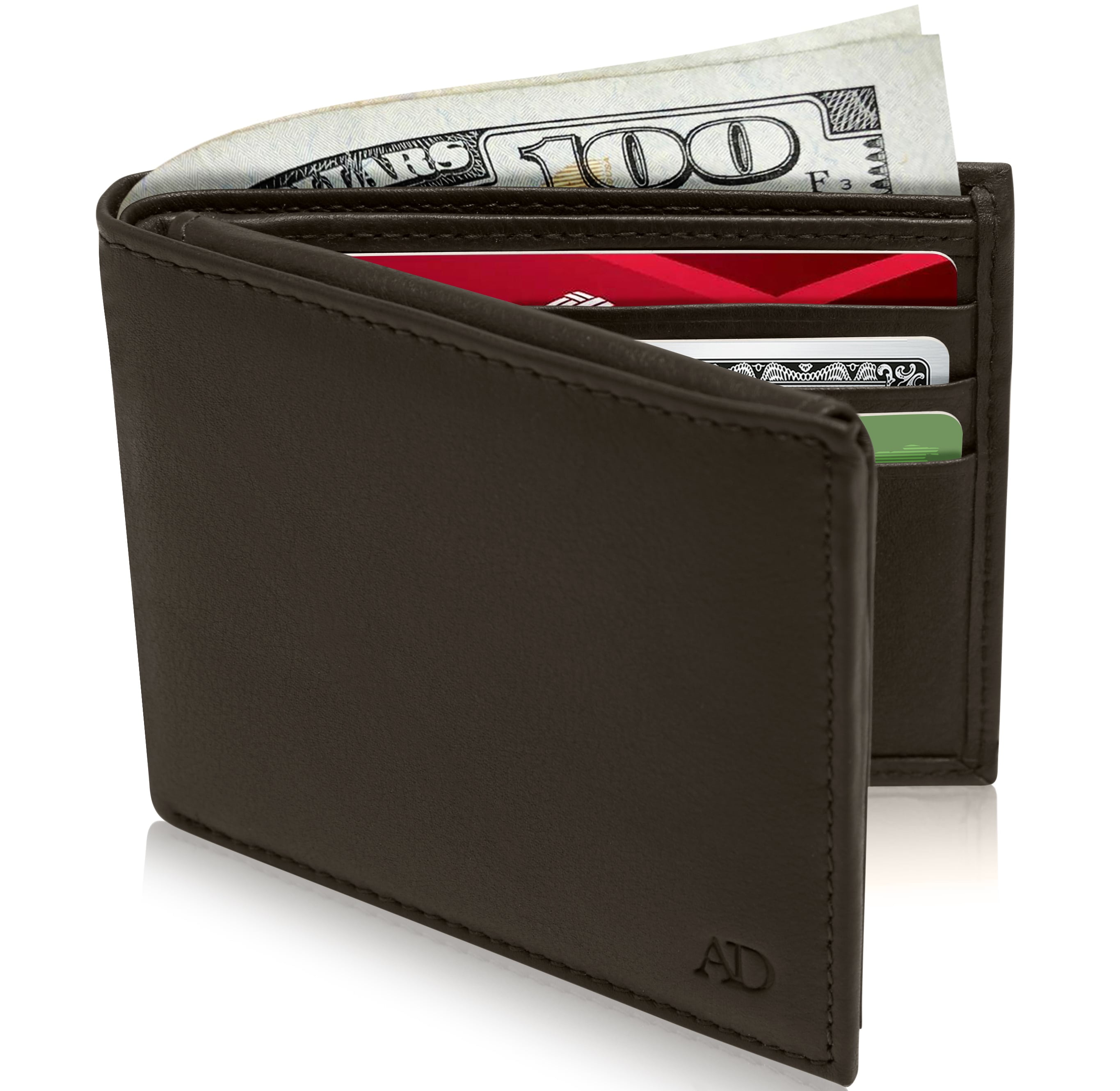Visconti RFID Blocking Mens Leather Front Pocket Wallet Thin Slim Bifold Gift